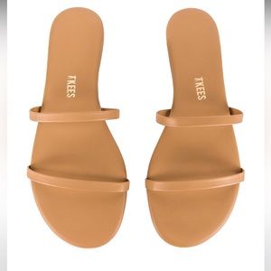 Tkees Gemma slip on sandal  in Coco butter Tan